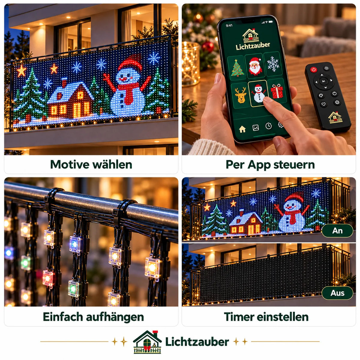 Lichtzauber™ LED-Vorhang